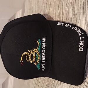 "Don't Tread On Me" Snake Embroidered Adjustable Baseball Hat Cap